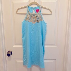 Lilly Pulitzer Girl's Mini Pearl Shift Dress